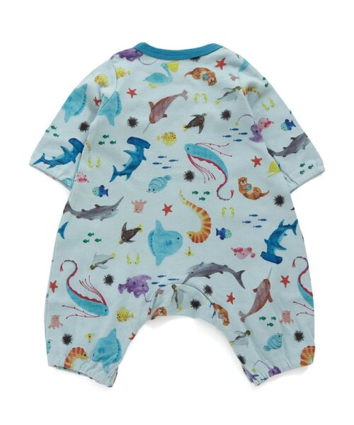 セール】UMA柄&海の不思議動物柄NEWカバーオール（ロンパース
