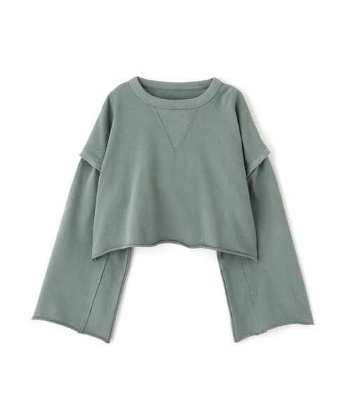 FREE'S MART(フリーズマート)の「【ピンクカラーWEB限定】◆肩スリットショート丈スウェット(スウェット・レディース・ピンク/ブラック/ホワイト/グリーン・FREE)」の13枚目の写真