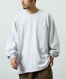 FREAK'S STORE | FREAK’S STORE/フリークスストア HEAVY WEIGHT CREWNECK　L/S /ヘビーウェイト ロングスリーブクルーネック/ビックシルエット(Tシャツ/カットソー)