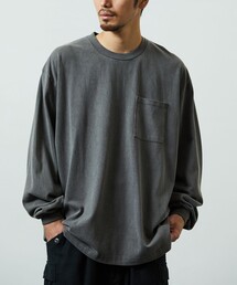 FREAK'S STORE | FREAK’S STORE/フリークスストア HEAVY WEIGHT CREWNECK　L/S /ヘビーウェイト ロングスリーブクルーネック/ビックシルエット(Tシャツ/カットソー)