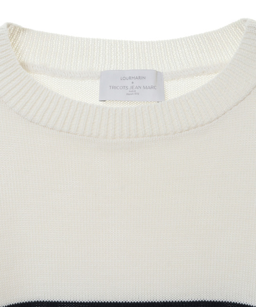 Lourmarin（ルールマラン）の「【メルローズ50周年限定】【TRICOTS JEAN MARC/ボーダーニット】（ニット/セーター・レディース・ホワイト×ネイビー/グレー×ホワイト/ネイビー×ホワイト・FREE）」の8枚目の写真
