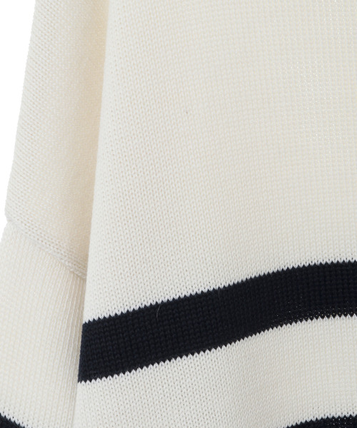 Lourmarin（ルールマラン）の「【メルローズ50周年限定】【TRICOTS JEAN MARC/ボーダーニット】（ニット/セーター・レディース・ホワイト×ネイビー/グレー×ホワイト/ネイビー×ホワイト・FREE）」の9枚目の写真