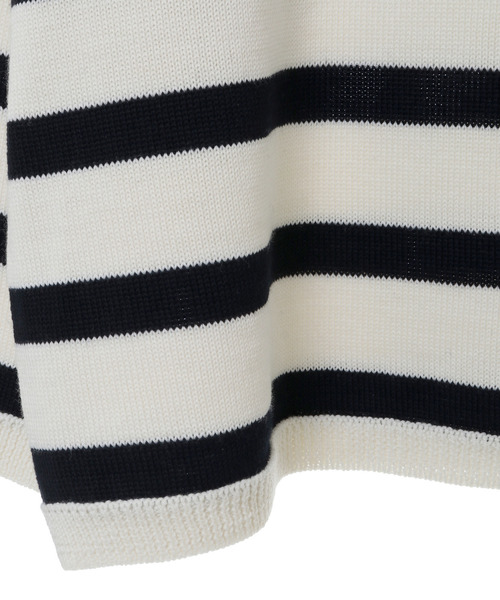 Lourmarin（ルールマラン）の「【メルローズ50周年限定】【TRICOTS JEAN MARC/ボーダーニット】（ニット/セーター・レディース・ホワイト×ネイビー/グレー×ホワイト/ネイビー×ホワイト・FREE）」の11枚目の写真