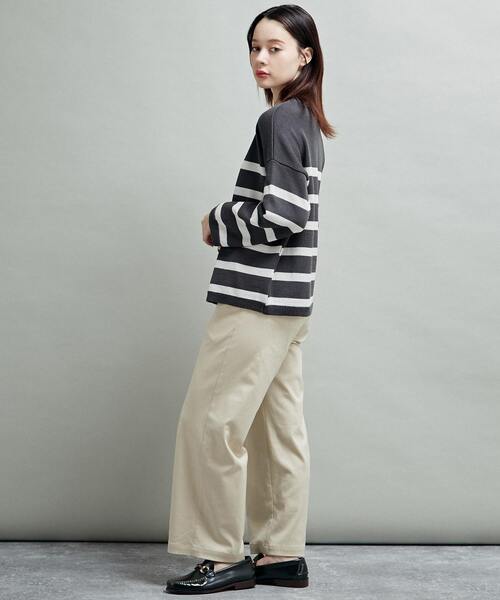 Lourmarin（ルールマラン）の「【メルローズ50周年限定】【TRICOTS JEAN MARC/ボーダーニット】（ニット/セーター・レディース・ホワイト×ネイビー/グレー×ホワイト/ネイビー×ホワイト・FREE）」の16枚目の写真