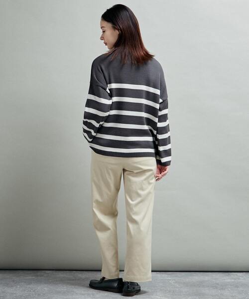 Lourmarin（ルールマラン）の「【メルローズ50周年限定】【TRICOTS JEAN MARC/ボーダーニット】（ニット/セーター・レディース・ホワイト×ネイビー/グレー×ホワイト/ネイビー×ホワイト・FREE）」の17枚目の写真