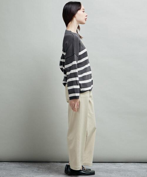 Lourmarin（ルールマラン）の「【メルローズ50周年限定】【TRICOTS JEAN MARC/ボーダーニット】（ニット/セーター・レディース・ホワイト×ネイビー/グレー×ホワイト/ネイビー×ホワイト・FREE）」の18枚目の写真