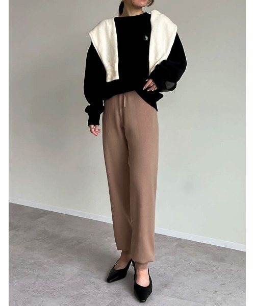 HERG1 【NEW】ミラノリブニットパンツ・メンズ 新品 MEN /メンズ HERG1