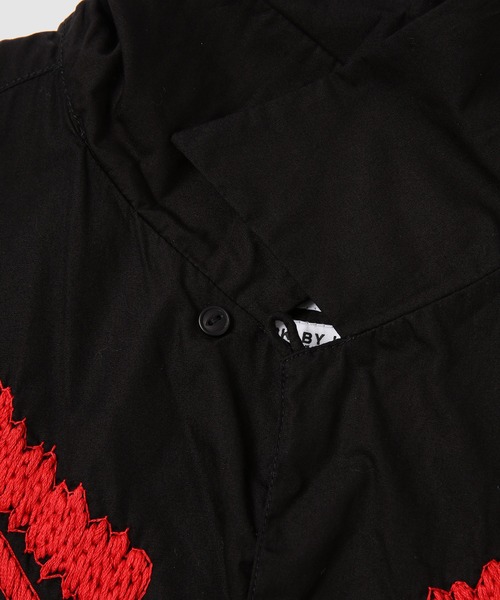 NOMA t.d.（ノーマティーディー）の「Leaf Hand Embroidery SS Shirt（シャツ/ブラウス・メンズ・ブラック/バーガンディー/ベージュ・4/3/5）」の5枚目の写真