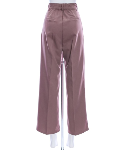 clear（クリア）の「【低身長サイズ有】ワンタックストレートパンツ[骨格ストレート オフィスカジュアル セットアップ可能]≪2025SS新作≫（スラックス・レディース・ピンク系その他/ブラック/アイボリー/グレー/ブルーグレー/ラベンダー/ベージュ・S/M/XS/L）」の18枚目の写真