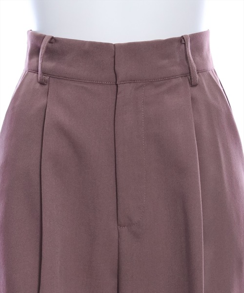 clear（クリア）の「【低身長サイズ有】ワンタックストレートパンツ[骨格ストレート オフィスカジュアル セットアップ可能]≪2025SS新作≫（スラックス・レディース・ピンク系その他/ブラック/アイボリー/グレー/ブルーグレー/ラベンダー/ベージュ・S/M/XS/L）」の19枚目の写真