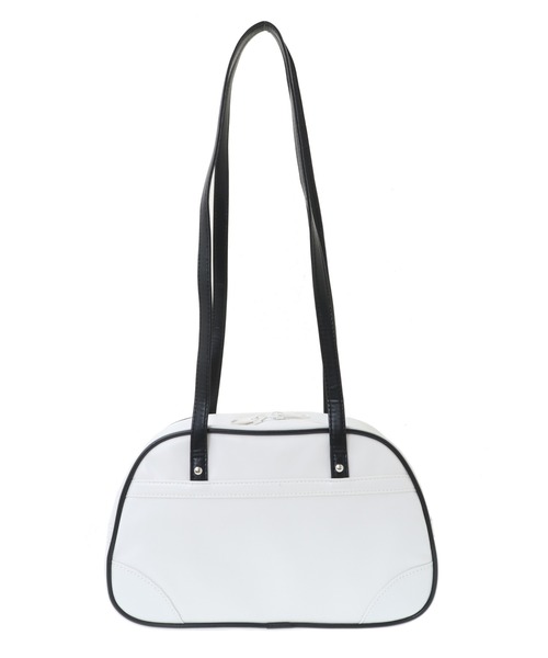 Candy Stripper（キャンディストリッパー）の「CANDY BOSTON バッグ（ボストンバッグ・レディース・ライトブルー/ホワイト×ブラック/ブラック×ホワイト・FREE）」の7枚目の写真