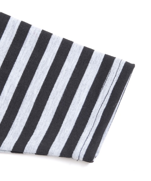 Arnold Palmer（アーノルドパーマー）の「ボーダー ロングスリーブ Ｔシャツ（Tシャツ/カットソー・キッズ・ブラック/ブラウン・105cm/125cm/95cm/145cm/115cm/135cm）」の6枚目の写真