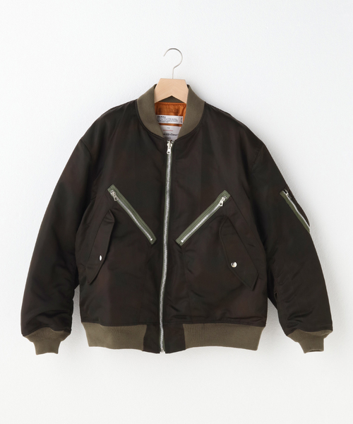 DAIRIKU（ダイリク）の「【DAIRIKU / ダイリク】Terri Tiedye Flight Jacket（MA-1・メンズ・カーキ/ピンク・LARGE/MEDIUM）」の2枚目の写真