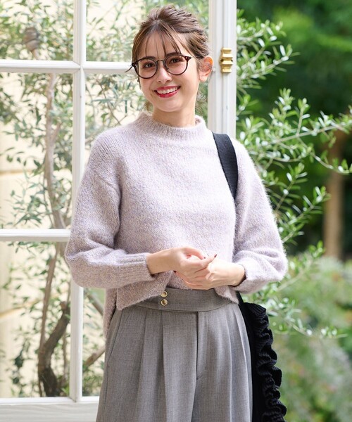 【セール】【洗える】ファンシーヤーンラメ ニット（ニット/セーター）｜any SiS（エニィスィス）