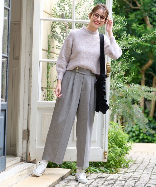 【セール】【洗える】ファンシーヤーンラメ ニット（ニット/セーター）｜any SiS（エニィスィス）