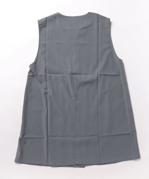 GGD SELECT（ジージーディー　セレクト）の「ワイドロングダブルベスト（ベスト・メンズ・グレー・M/L）」の2枚目の写真
