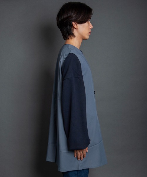 GGD SELECT（ジージーディー　セレクト）の「ワイドロングダブルベスト（ベスト・メンズ・グレー・M/L）」の6枚目の写真