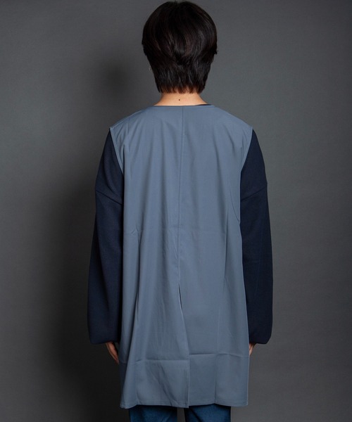 GGD SELECT（ジージーディー　セレクト）の「ワイドロングダブルベスト（ベスト・メンズ・グレー・M/L）」の7枚目の写真