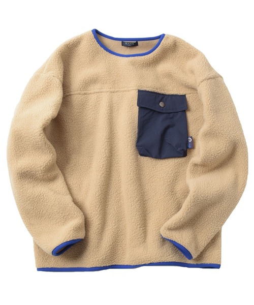 PEN FIELD（ペンフィールド）の「【大人向けサイズあり】【Penfield】【あったか】ボアフリース・ポケット付きプルオーバー（その他トップス・キッズ・ブラック/グリーン/ベージュ・150cm/160cm/140cm/170cm）」の14枚目の写真