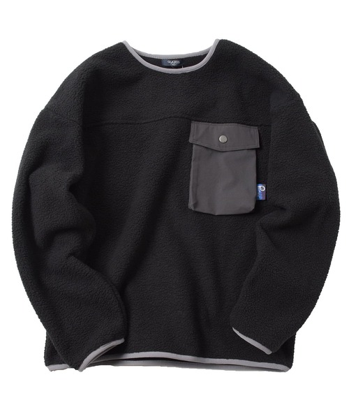 PEN FIELD（ペンフィールド）の「【大人向けサイズあり】【Penfield】【あったか】ボアフリース・ポケット付きプルオーバー（その他トップス・キッズ・ブラック/グリーン/ベージュ・150cm/160cm/140cm/170cm）」の13枚目の写真