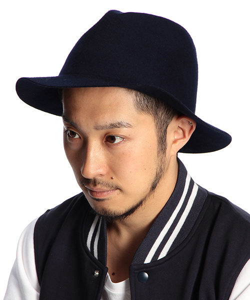 B:MING by BEAMS(ビーミングバイビームス)の「ビーミング by ビームス / ロングブリムHAT(ハット・メンズ・ブラック/グレー/ベージュ/ネイビー・ONE SIZE)」の1枚目の写真