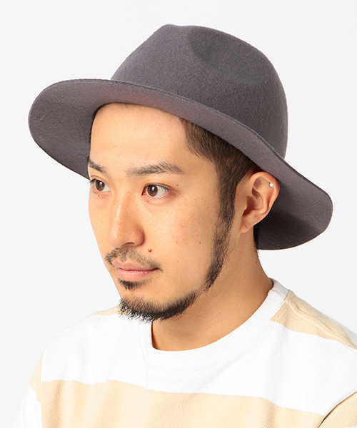 B:MING by BEAMS(ビーミングバイビームス)の「ビーミング by ビームス / ロングブリムHAT(ハット・メンズ・ブラック/グレー/ベージュ/ネイビー・ONE SIZE)」の3枚目の写真