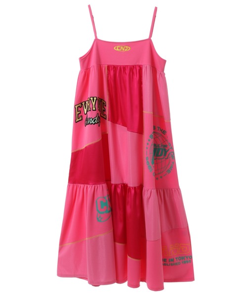 Candy Stripper（キャンディストリッパー）の「CND PATCHWORK CAMISOLE ワンピース（ワンピース・レディース・ブルー/ピンク/ブラック・2）」の9枚目の写真