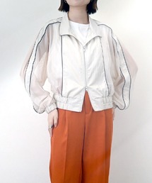 Miscere（ミスケーレ）の「☆ メッシュ 配色パイピング ブルゾン 31543A131（ブルゾン）」