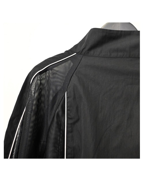 美品　DRESSTERIOR レザーパイピングブルゾン DRESSTERIOR ブルゾン アウター 「ウール混」レザー調パイピング