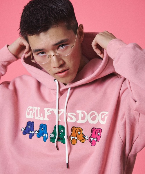 GALFY（ガルフィー）の「【GALFY/ガルフィー】GALFY is DOG パーカー