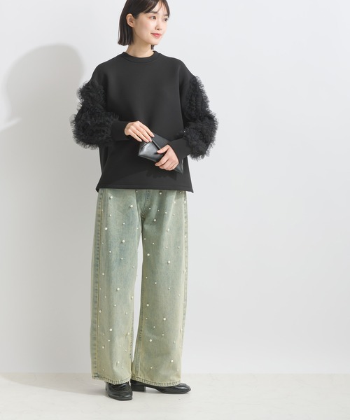 PICCIN(ピッチン)の「フロントパールデニムパンツ(デニムパンツ・レディース・ブルー・M)」の16枚目の写真