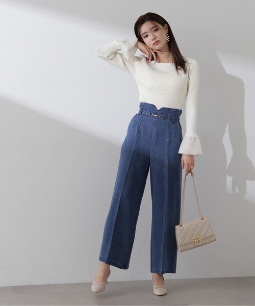 PROPORTION BODY DRESSING（プロポーションボディドレッシング）の「バルーンスリーブニット / 1214170109（ニット/セーター・レディース・グレー/モカ/ホワイト系その他・FREE）」の12枚目の写真