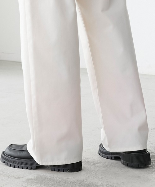 forksy.（フォルクシー）の「【forksy.】デニムハート刺繍ストレートパンツ（デニムパンツ・レディース・ブルー/ダークグレー/アイボリー・L/M）」の4枚目の写真