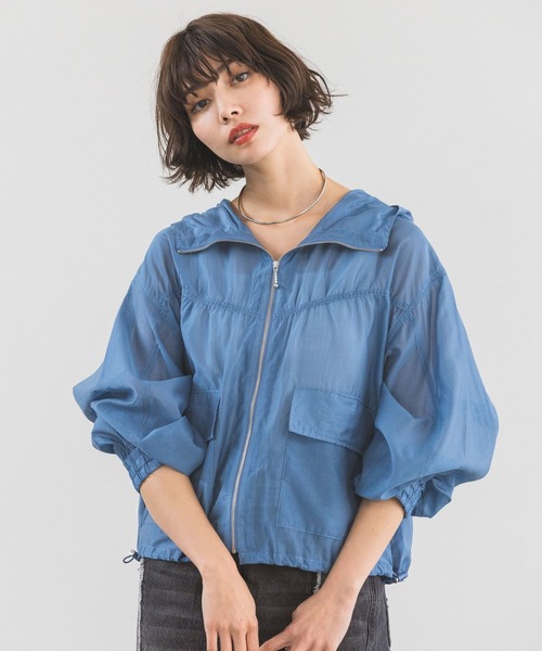 PAGEBOY（ページボーイ）の「シアーフードブルゾン（ブルゾン