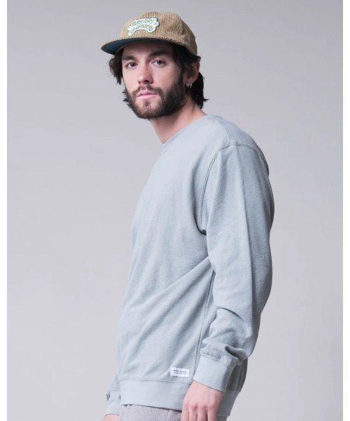 BANKS（バンクス）の「CREW/BANKS(バンクス)カジュアル無地スウェットトレーナー（スウェット・メンズ・グレー/ブラック・MEDIUM/LARGE/X-LARGE）」の8枚目の写真