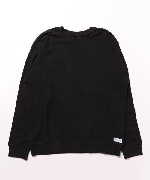 BANKS（バンクス）の「CREW/BANKS(バンクス)カジュアル無地スウェットトレーナー（スウェット・メンズ・グレー/ブラック・MEDIUM/LARGE/X-LARGE）」の6枚目の写真