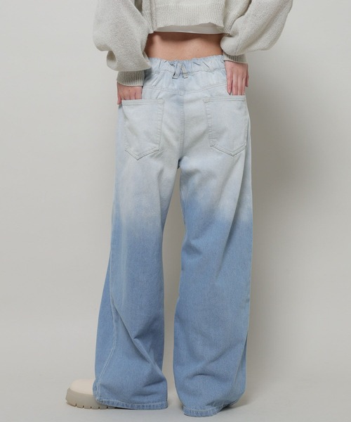 3.3 Field Trip （3.3フィールドトリップ）の「3.3 Field Trip／グラデカコウデニム 2990132（デニムパンツ・レディース・ブラック/ブルー・MEDIUM/LARGE）」の14枚目の写真