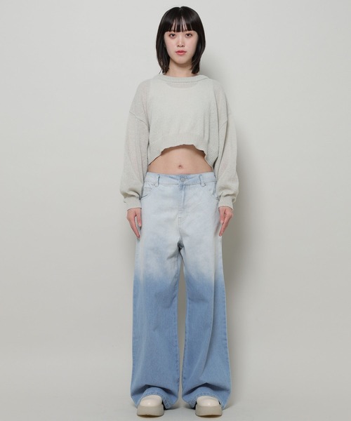 3.3 Field Trip （3.3フィールドトリップ）の「3.3 Field Trip／グラデカコウデニム 2990132（デニムパンツ・レディース・ブラック/ブルー・MEDIUM/LARGE）」の11枚目の写真