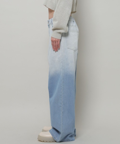 3.3 Field Trip （3.3フィールドトリップ）の「3.3 Field Trip／グラデカコウデニム 2990132（デニムパンツ・レディース・ブラック/ブルー・MEDIUM/LARGE）」の17枚目の写真