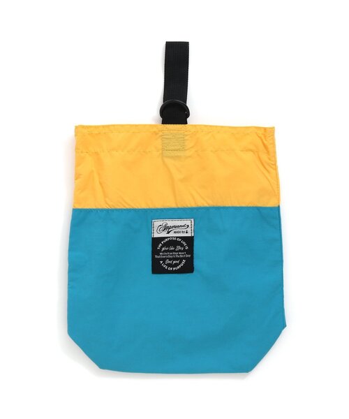 Ampersand（アンパサンド）の「シューズバッグ（エコバッグ/サブバッグ・キッズ・オレンジ/イエロー/ラベンダー/アイボリー/ターコイズブルー・FREE）」の3枚目の写真