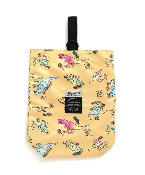 Ampersand（アンパサンド）の「シューズバッグ（エコバッグ/サブバッグ・キッズ・オレンジ/イエロー/ラベンダー/アイボリー/ターコイズブルー・FREE）」の4枚目の写真