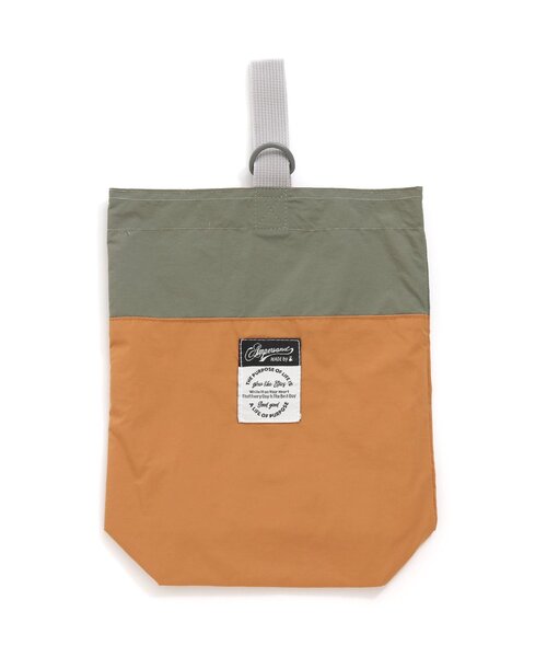Ampersand（アンパサンド）の「シューズバッグ（エコバッグ/サブバッグ・キッズ・オレンジ/イエロー/ラベンダー/アイボリー/ターコイズブルー・FREE）」の5枚目の写真