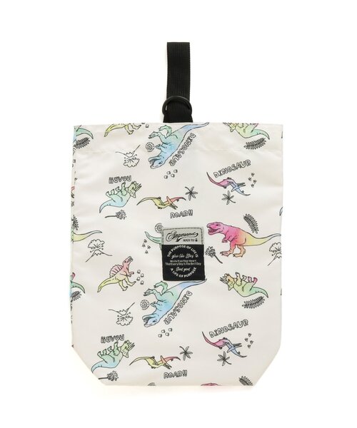 Ampersand（アンパサンド）の「シューズバッグ（エコバッグ/サブバッグ・キッズ・オレンジ/イエロー/ラベンダー/アイボリー/ターコイズブルー・FREE）」の2枚目の写真