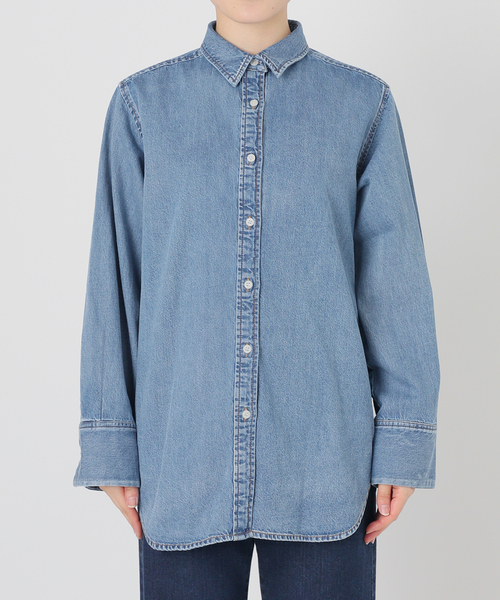 IENA（イエナ）の「《追加》デニムベーシックシャツ（シャツ/ブラウス・レディース・ブルー系その他・36/38）」の19枚目の写真