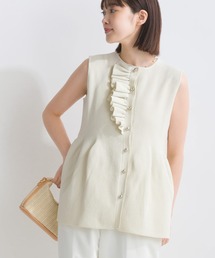 PICCIN | 【WEB限定】ポリスポンジフロントフリルニットジレ(ベスト)