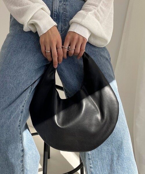 LE VERNIS（ル・ベルニ）の「【LE VERNIS/ルベルニ】SCULPTURE BAG S（トートバッグ・レディース・ミント/ブラック・FREE）」の6枚目の写真