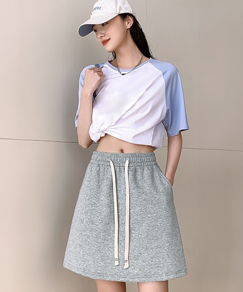 Miniministore(ミニミニストア)の「ミニスカート ハイウエスト 韓国 夏 黒(スカート・レディース・グレー/ブラック・L/M/XL)」の5枚目の写真