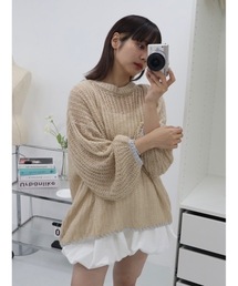 jumelle | loose rame knit(ニット/セーター)