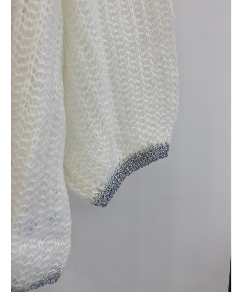 jumelle（ジュメロ）の「loose rame knit（ニット/セーター・レディース・ベージュ/オフホワイト・MEDIUM）」の10枚目の写真