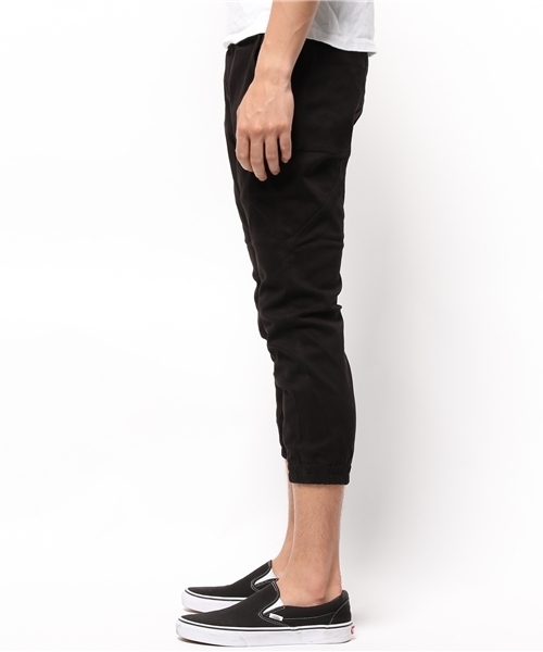 WEGO(ウィゴー)の「WEGO/クロップドジョガーパンツ(その他パンツ・メンズ・ブラック/ホワイト/カーキ・MEDIUM/LARGE)」の7枚目の写真